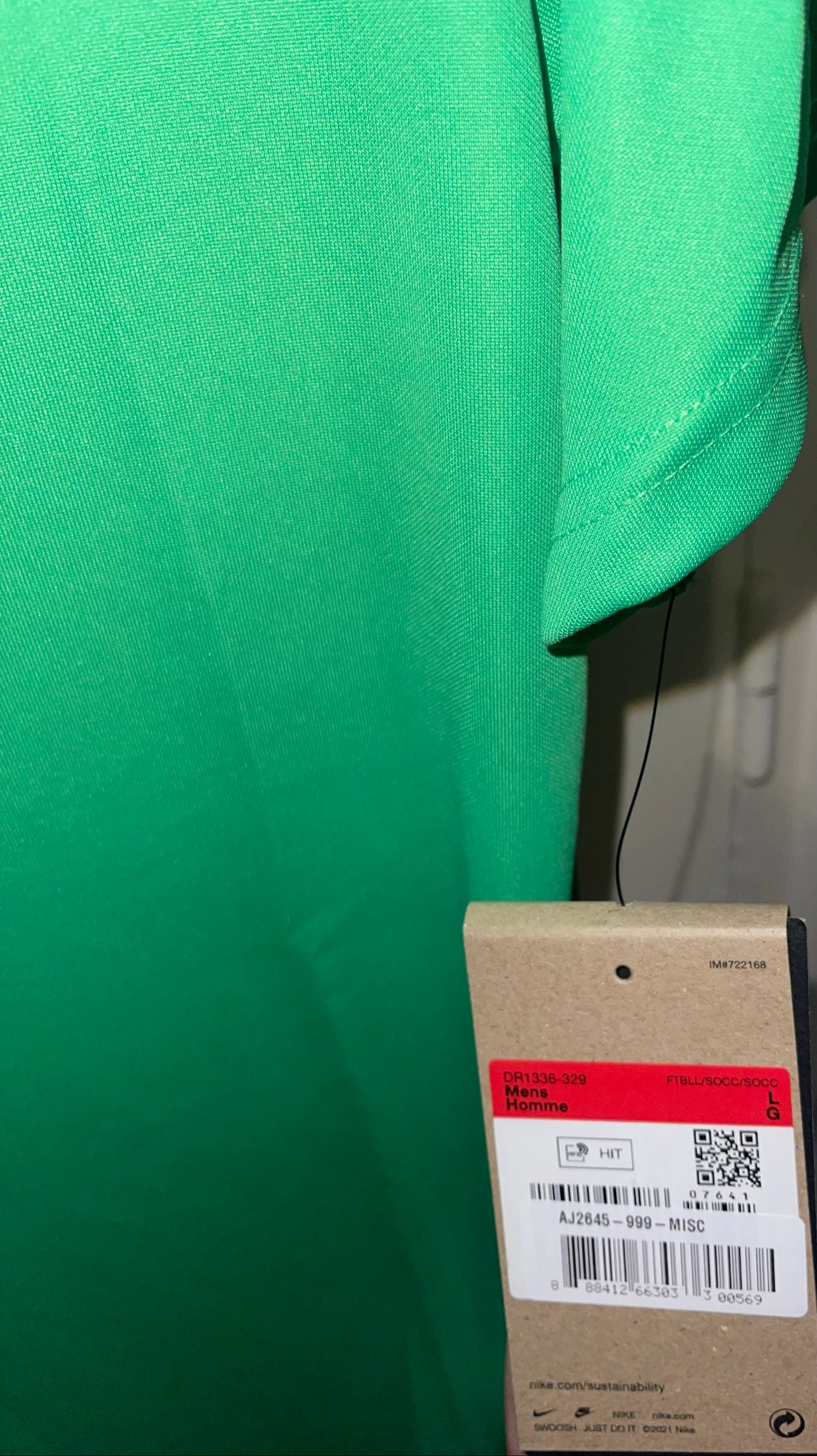 Camiseta Nike verde dri fit talla L nueva con etiquetas – photo 5